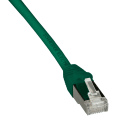 SCHNEIDER ELECTRIC - SNRACTPC6ASFLS10GR Patch cord, Actassi, Category 6A, S/FTP, LSZH, 1 m, verde
