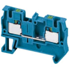 SCHNEIDER ELECTRIC - SNRNSYTRP42BL MORS PUSH-IN, 2PT, 4MMQ, BLU