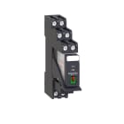 SCHNEIDER ELECTRIC - SNRRXG21P7PV Relè RXG con pulsante di test complete di base 2NC/NO 5A 230VAC + varistore