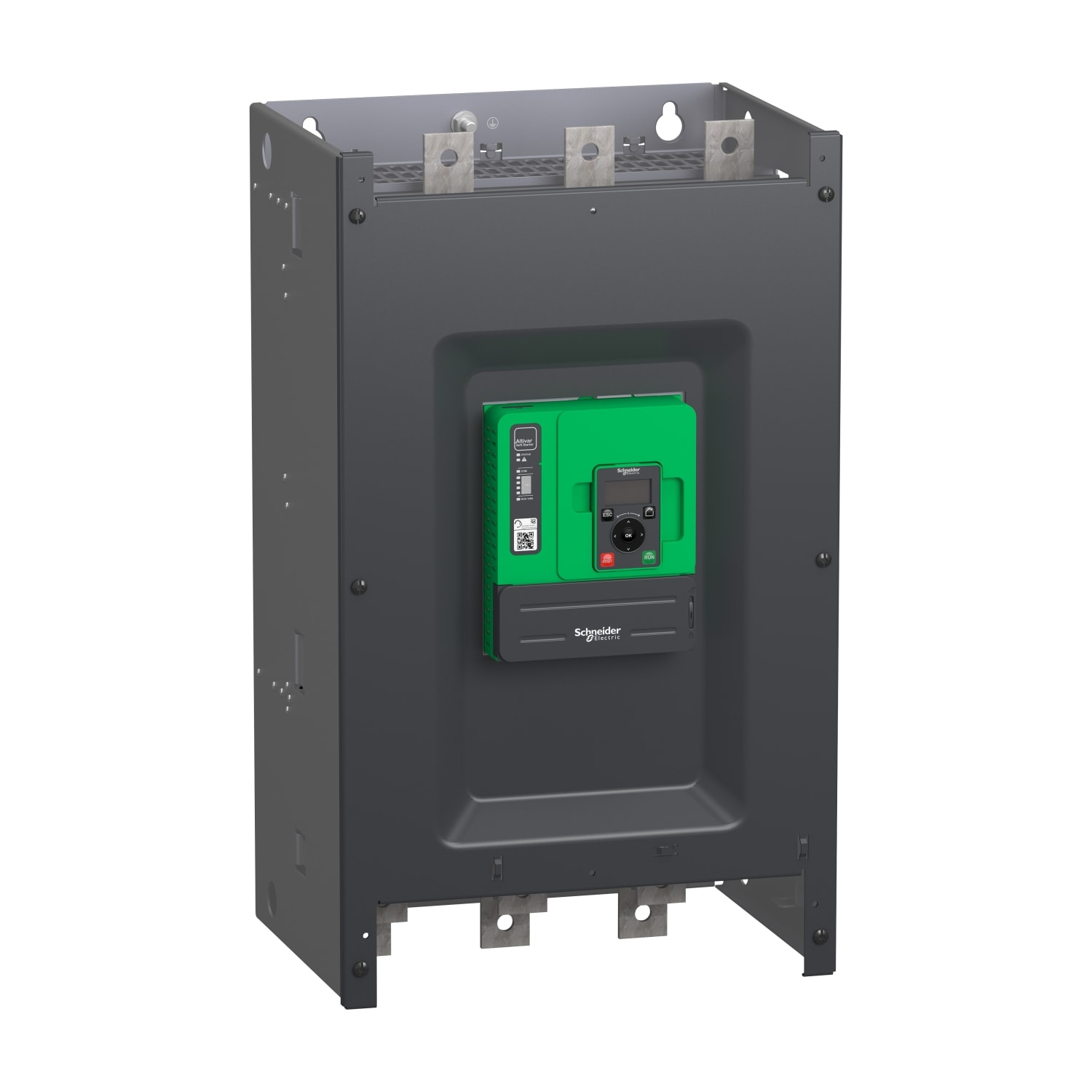 SCHNEIDER ELECTRIC - SNRATS480C59Y Altivar Soft Starter ATS480, 590 A, 208...690V AC, alimentazione controllo 110...230V AC