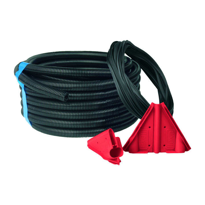 COSMEC - CSM50ZIP-23N FLEXAZIP AD 28,5 NERO KIT X MT 10