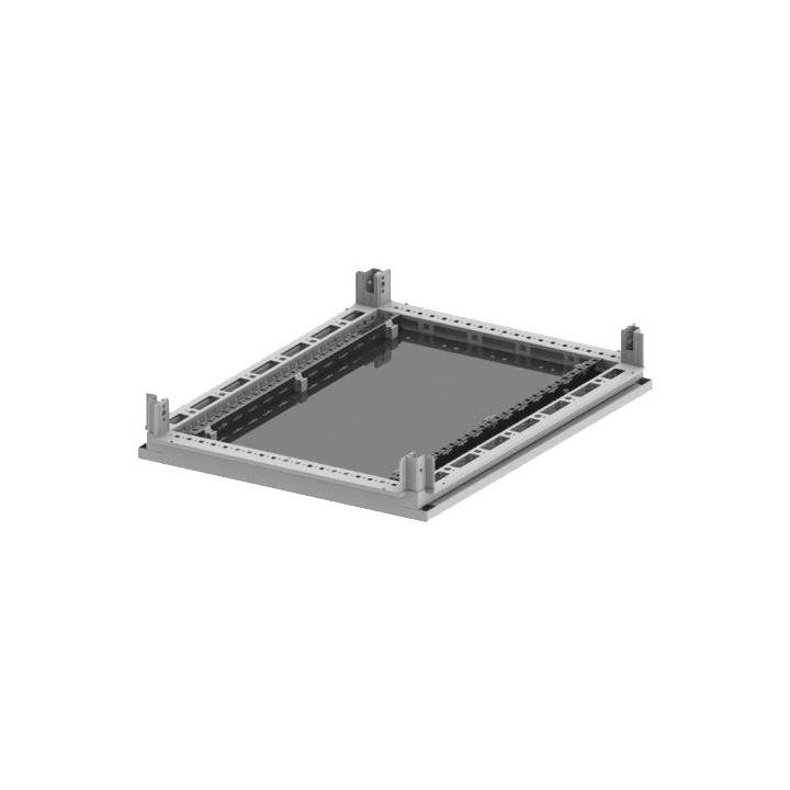 DKC-RAMBLOCK - RMBRZFUC65 Fondo unico per armadi CQE e CAE, dimensioni 600 x 500 mm (LxP)