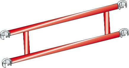 FRIGERIO CARPENTERIE - FRIALP HD20 PARAPETTO TELAIO LU2,0M XPO.ALP