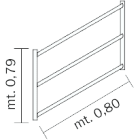 FRIGERIO CARPENTERIE - FRIPOK 1/2 SPAL MEZZO.MONTAN.VERTIC. 3GR XPO.POK