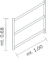 FRIGERIO CARPENTERIE - FRIPOR 1/2SPAL MEZZO.MONTAN.VERTIC. 3G XPO.ORIO