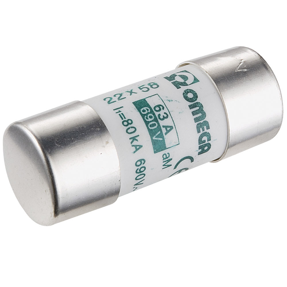 OMEGA FUSIBILI SPA - OMFAM258325 FUS 22X58 25A AM 690V