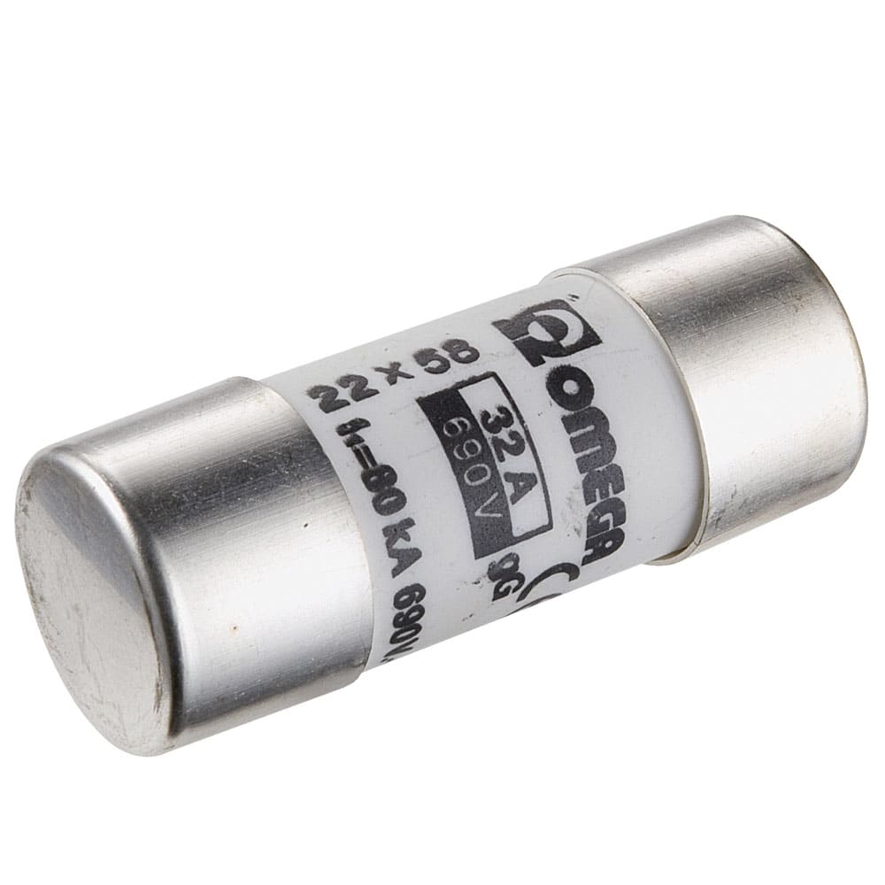 OMEGA FUSIBILI SPA - OMFGI258316 FUS 22X58 16A GI/GG 690V