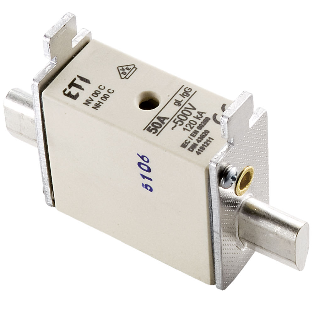OMEGA FUSIBILI SPA - OMFNHI00G125 FUSIBILI NH00GG 125A 500V