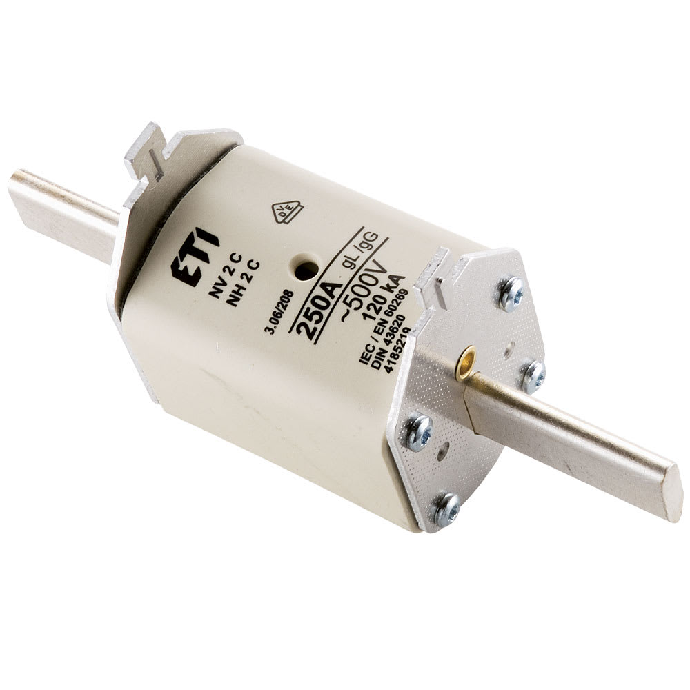 OMEGA FUSIBILI SPA - OMFNH2G080 FUSIBILI NH2 GG 80A 500V