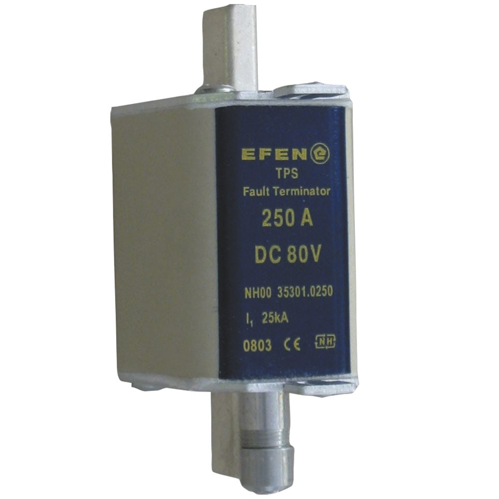 OMEGA FUSIBILI SPA - OMFNH00G250/80 FUSIBILI NH00 GG 250A 80V