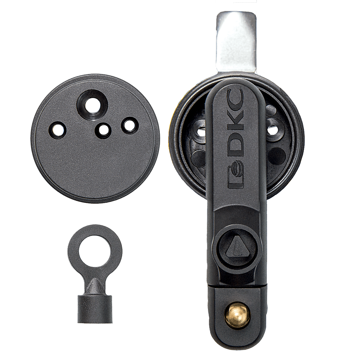 CONCHIGLIA - CON095770285 Acc. Serie GRAFI - Serratura completa di chiave a impronta triangolare e lucchettabile