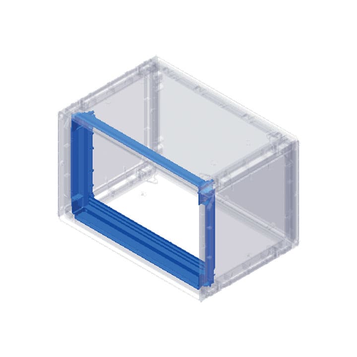 CONCHIGLIA - CON095775714 Acc. per Serie GRAFI 5 - Telaio/cornice per supporto pannelli, altezza vano 433 mm