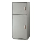 CONCHIGLIA - CON078508215 Serie GRAFI 5 - Armadio in vetroresina, 2 vani, IP44, dimensioni 1390 x 580 x 330 mm (AxBxP)