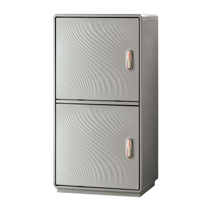 CONCHIGLIA - CON077719201 Serie GRAFI 7 - Armadio in vetroresina, 2 vani, IP55, dimensioni 1840 x 685 x 460 mm (AxBxP)