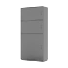 CONCHIGLIA - CON077709301 Serie GRAFI 7 - Armadio in vetroresina, 3 vani, IP55, dimensioni 1840 x 685 x 330 mm (AxBxP)