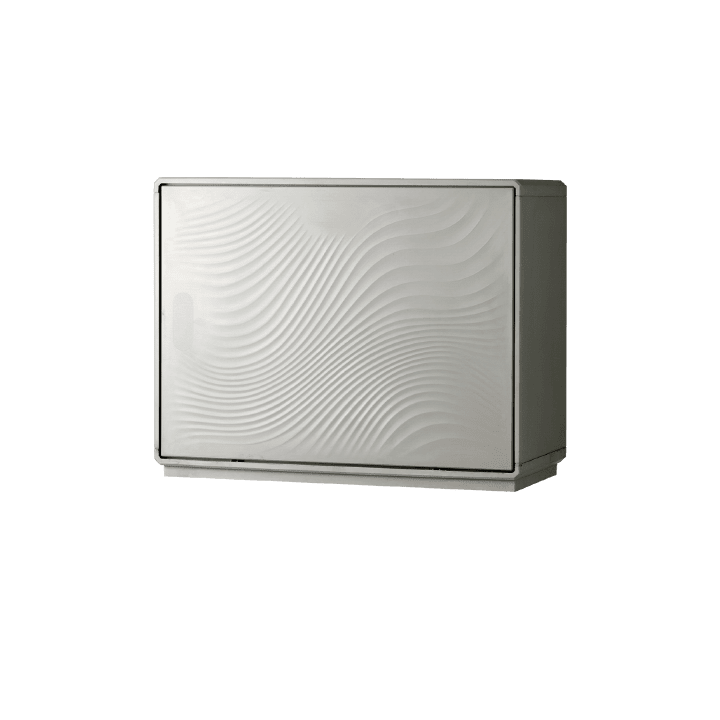 CONCHIGLIA - CON077914950 Serie GRAFI 9 - Zoccolo per armadio in vetroresina, IP55, dimensioni 715 x 910 x 460 mm (AxBxP)