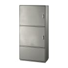 CONCHIGLIA - CON077919298 Serie GRAFI 9 - Armadio in vetroresina, 2 vani + zoccolo, IP55, dim. 1840 x 910 x 460 mm (AxBxP)