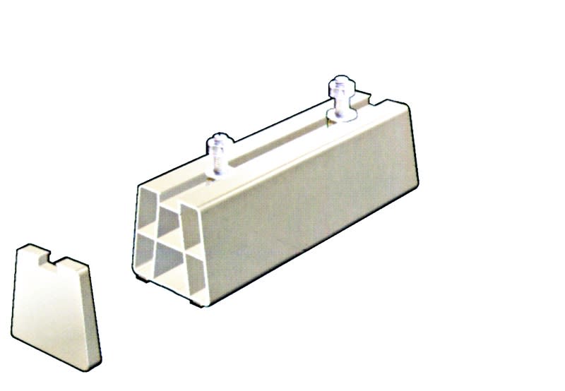 TECNOGAS SRL - TGS00000011262 COPPIA SUPPORTI A PAVIMENTO PVC MORBIDO
