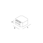NOVALUX SRL - NOX105902.99 LIGHT IOT: CENTRALINA DALI BT2 49X48H22