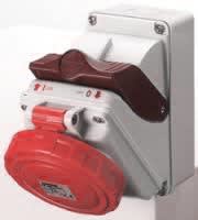 GEWISS - GEWGW66419 COMBIBLOC - CON FONDO - IP44 - 3P+T 32A 480-500V - 50/60HZ 6H