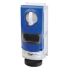 GEWISS - GEWGW66822 PRESA FISSA INTERBLOCCATA VERTICALE - SENZA FONDO - IMPIEGHI GRAVOSI - CON BASE PORTAFUSIBILI - 3P+N+T 32A 480-500V-50/60HZ 7H - IP66