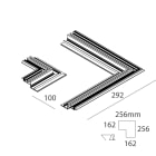 NOVALUX SRL - NOX104010.99 GHOST EVO: PROFILO ANG. PER SPOT E STRIP