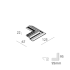 NOVALUX SPA - NOX104011.99 GHOST EVO: PROFILO ANG. SINGOLO INT