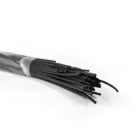 CONTACT ITALIA SRL - IICGNT-S127NE Guaina Termoretraibile 12,7:6,4 (Nera) per rivestimento cavi elettrici, barra da 1 metro