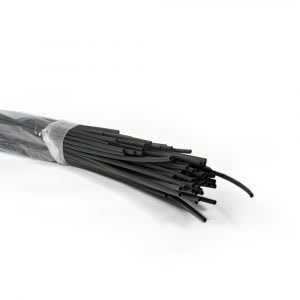CONTACT ITALIA SRL - IICGNT-S048NE Guaina Termoretraibile 4,8:2,4 (Nera) per rivestimento cavi elettrici, barra da 1 metro