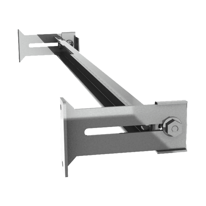 DKC-RAMBLOCK - RMBRZDGR60 GUIDA DIN REGOLABILE CON SUPPORTI L. 600