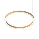 NOVALUX SPA - NOX107120.22 Profilo LED circolare per installazione a sospensione ad emissione di luce diretta-indiretta, con doppia accensione. Garanzia 5 anni.