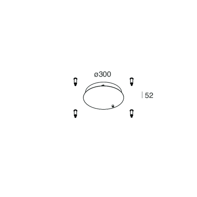 NOVALUX SPA - NOX109717.02 HALOS SPOT: ROSONE-N ON/OFF NE