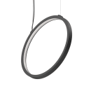 NOVALUX SPA - NOX107342.02 HALOS MINI VERTICALE 962: 4 cavi di sospensione L. 3000 mm e cavo di alimentazione inclusi (2x0,5mmq per bianco e nero o 2x0,75 mmq trasparente per gl