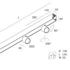 NOVALUX SPA - NOX108692.21 HERO: 2FAR F34 2X13W 4K 1120 CP
