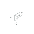 NOVALUX SPA - NOX108687.02 HERO: STAFFA PARETE L NE