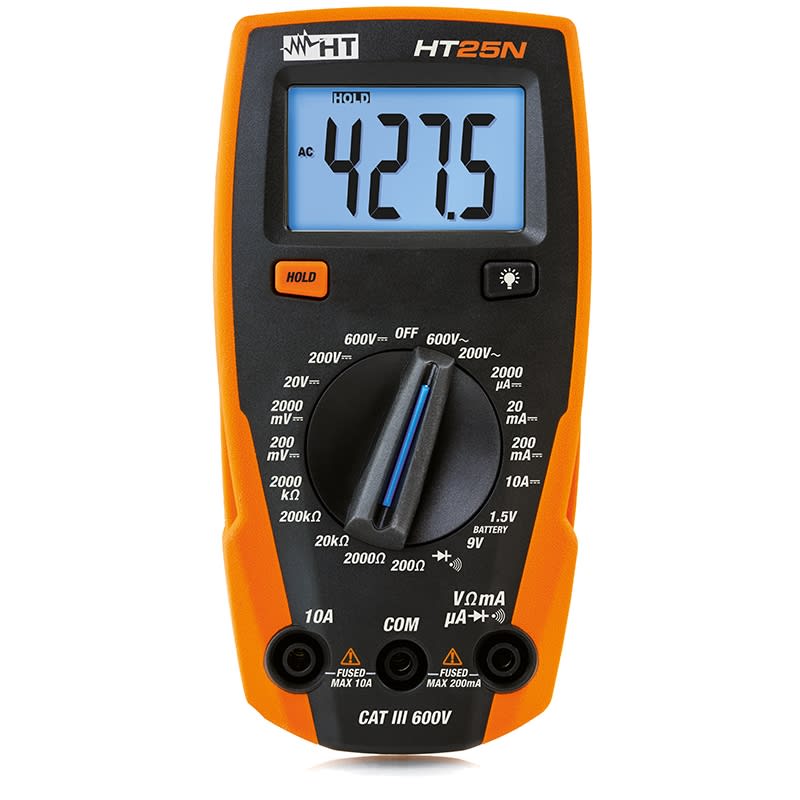 HT ITALIA SRL - HTIHR00025N HT25N MULTIMETRO DIGITALE MULTIF. COMPAT