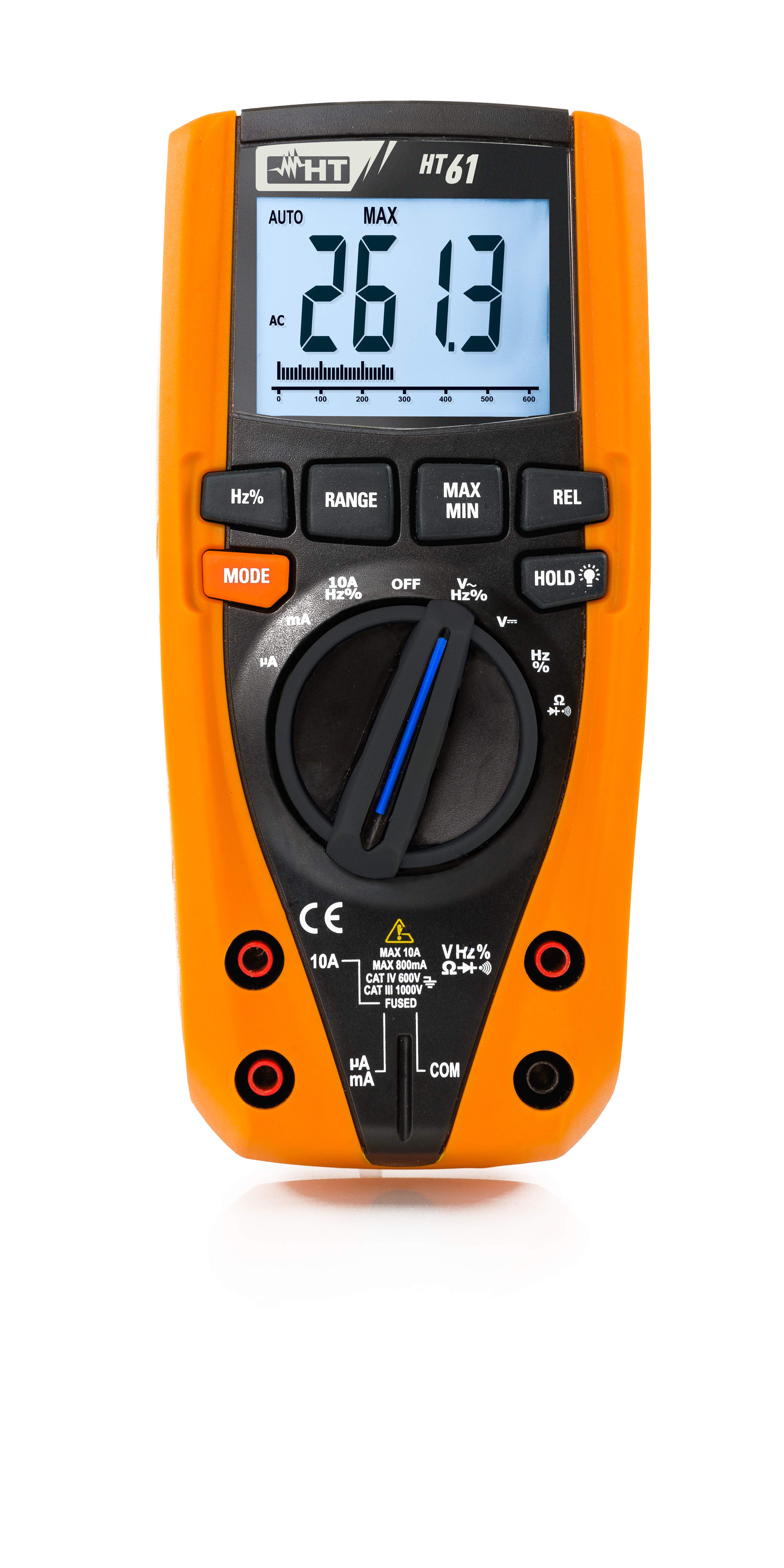 HT ITALIA SRL - HTIHR000003 HT61 MULTIMETRO DIGIT.6000 PT TRMS CATIV