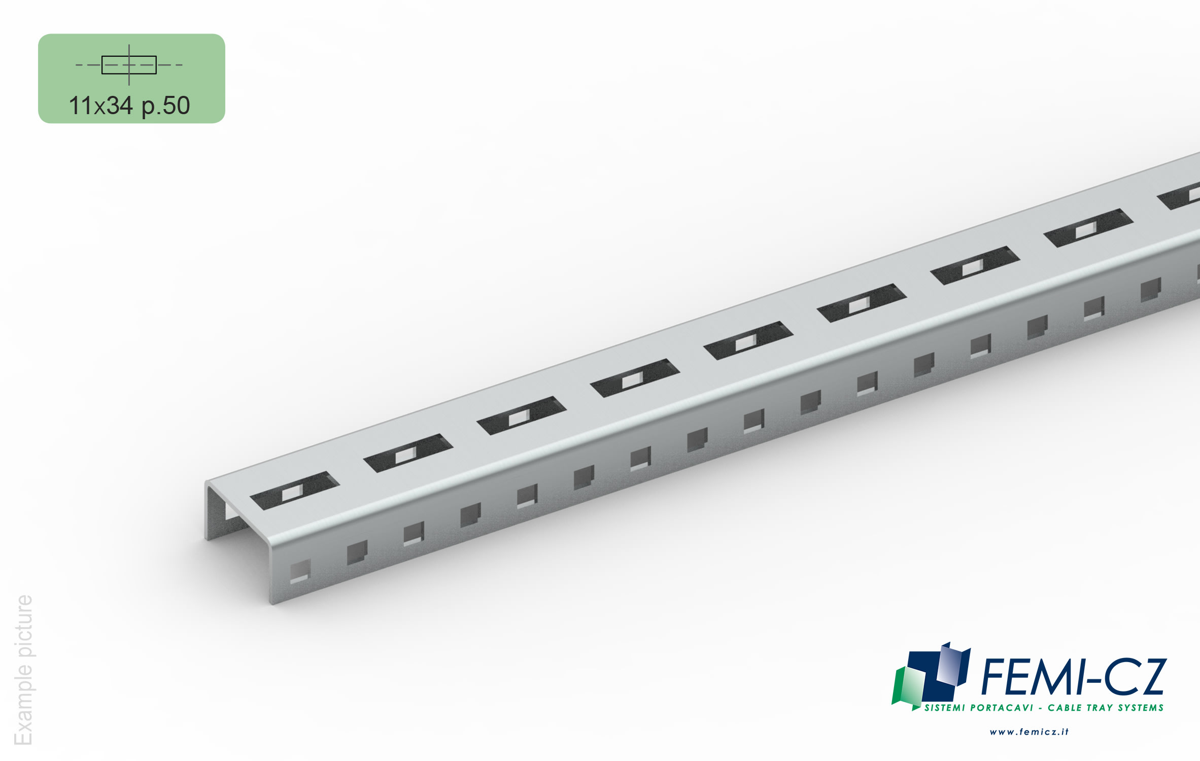 FEMI-CZ SPA - FCZA0S34J3F050M PROFILATO 34-C 11/50 50X30-2.0 3M S