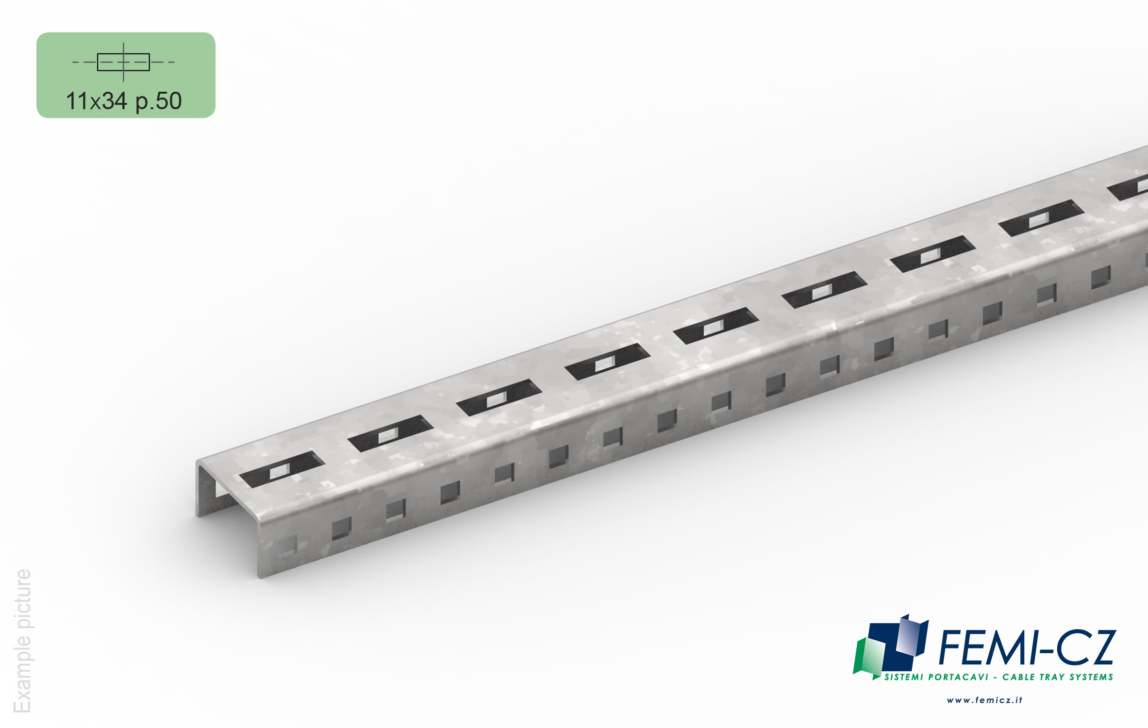 FEMI-CZ SPA - FCZA0Z34J3F050M PROFILATO 34-C 11/50 50X30-2.0 3M Z