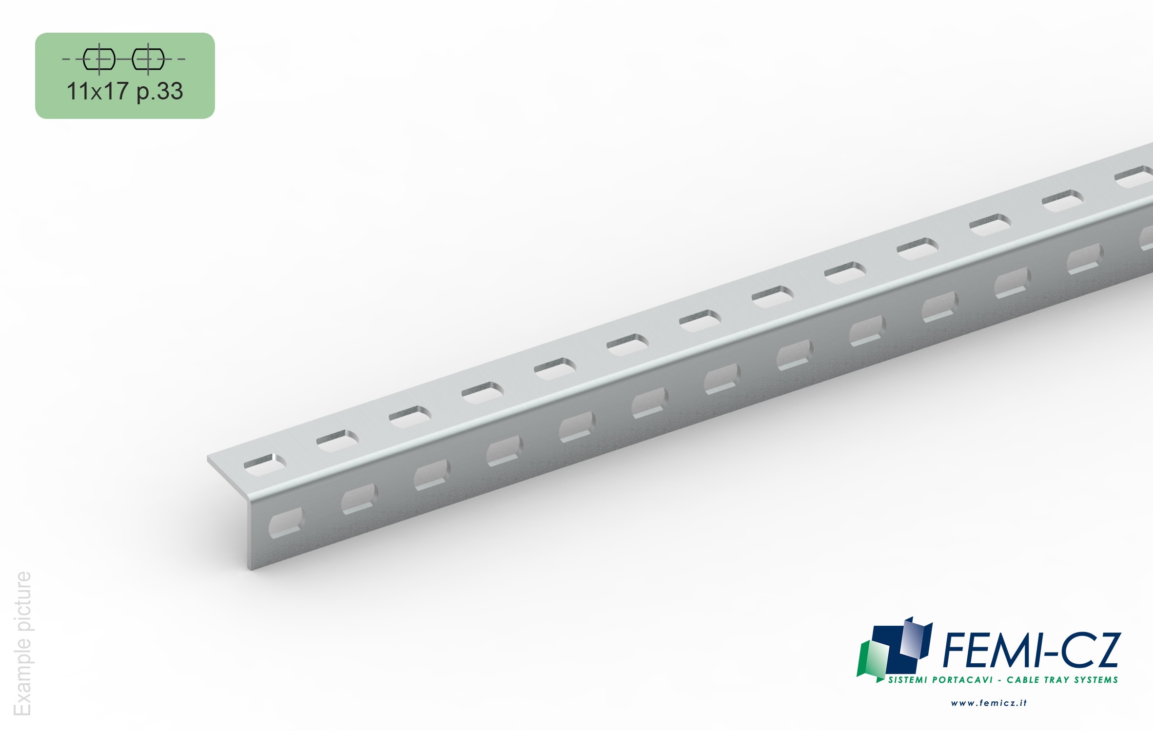 FEMI-CZ SPA - FCZA0S32G3H035Q PROFILATO 32-L 11/33 35X35-3.0 3M S