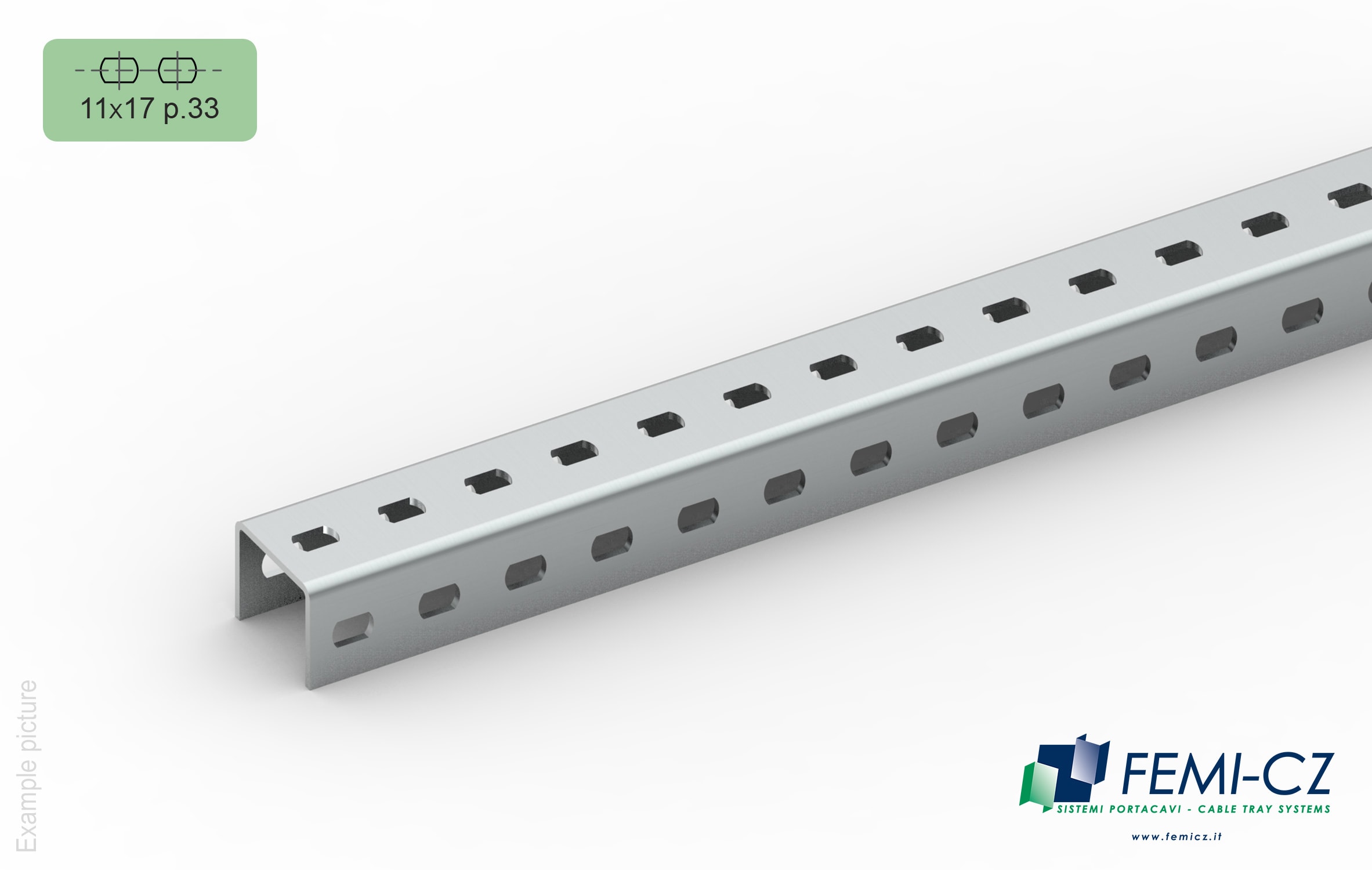 FEMI-CZ SPA - FCZA0S33G3I050Q PROFILATO 33-U 11/33 50X40-3.0 3M S