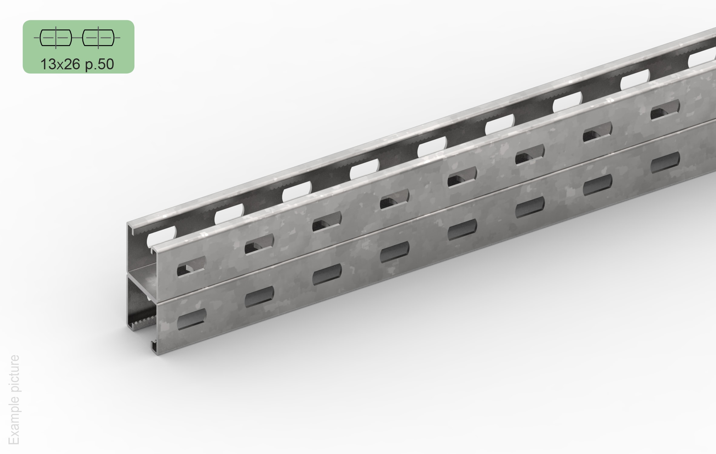 FEMI-CZ SPA - FCZA0Z43S3I040P PROFILATO 2X UR1 FORATO 40X80-2.5 3M Z