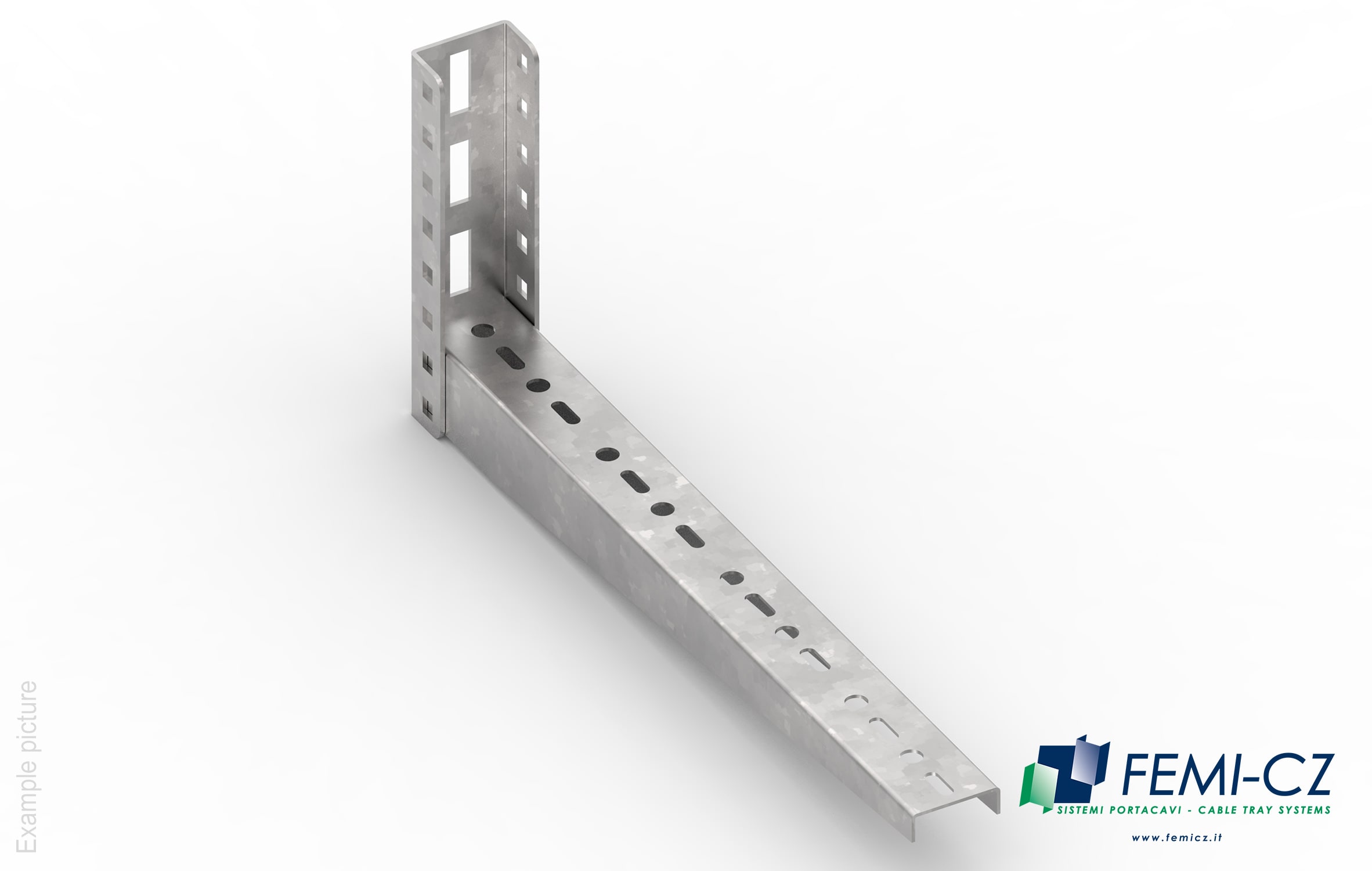 FEMI-CZ SPA - FCZA0Z53J7T600MP MENSOLA 53 SALDATA 600(+50)X200X50 Z