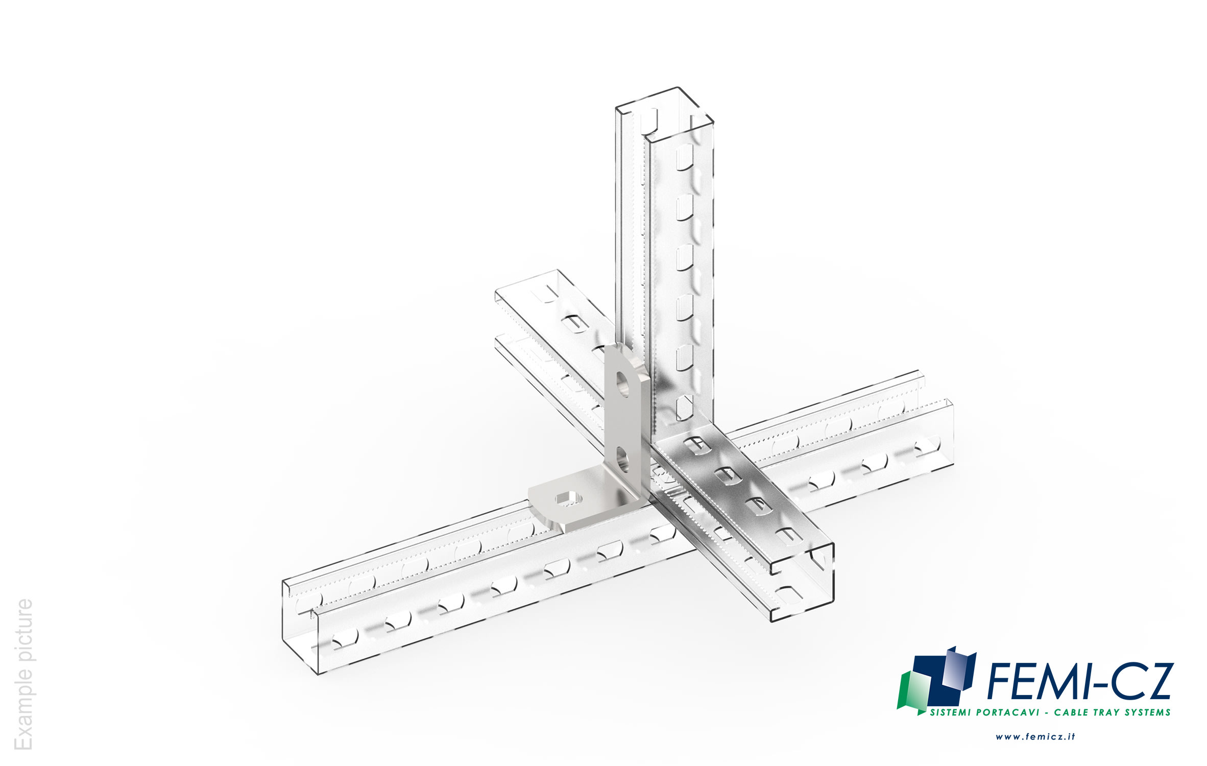 FEMI-CZ SPA - FCZA0I81023 PIASTRA L 23-UR1 ORT-TR.2+1F.84X54-5.0 I