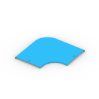 FEMI-CZ SPA - FCZA3V10G1P075D COPERCHIO CURVA 90 ORIZZ. 75-R=100 V