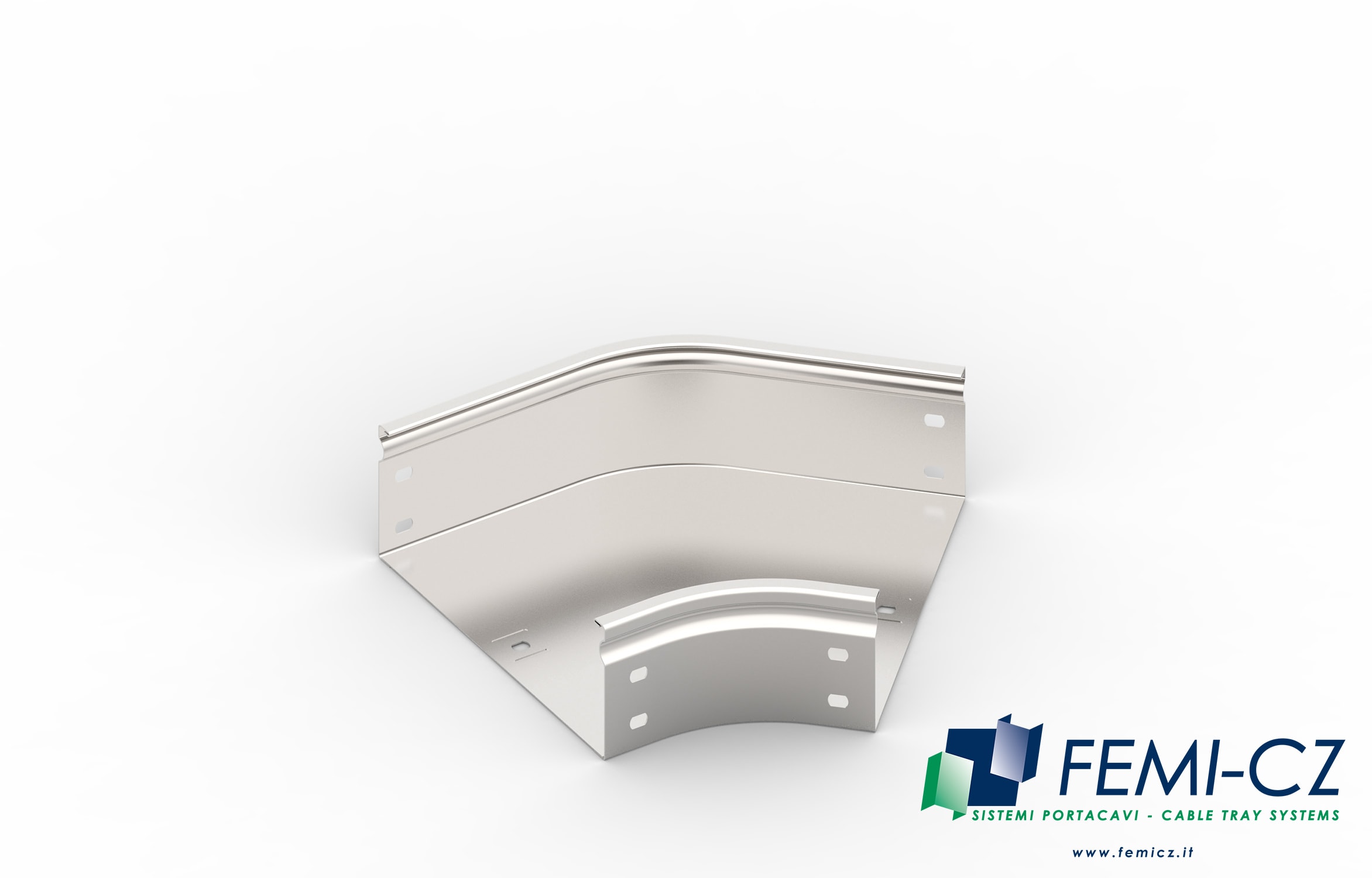 FEMI-CZ SPA - FCZA3I11F1B050D CURVA 45 ORIZZONTALE 50X50-R=100 I