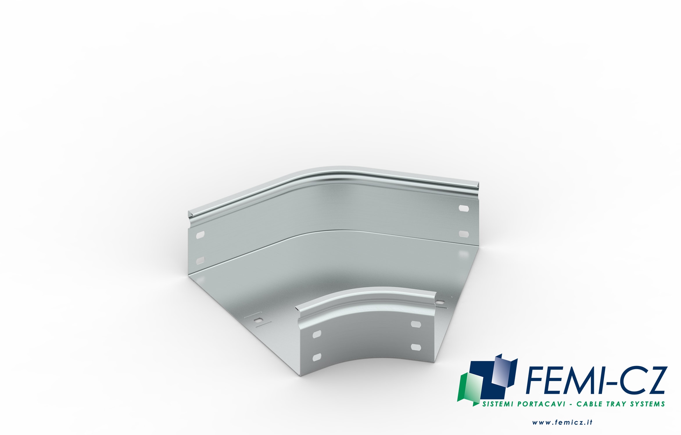 FEMI-CZ SPA - FCZA3S11F1C075D CURVA 45 ORIZZONTALE 75X75-R=100 S