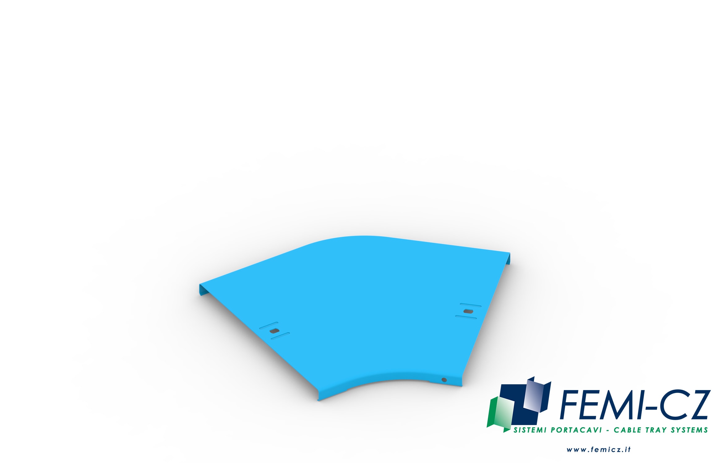 FEMI-CZ SPA - FCZA3V11G1P500D COPERCHIO CURVA 45 ORIZZ. 500-R=100 V