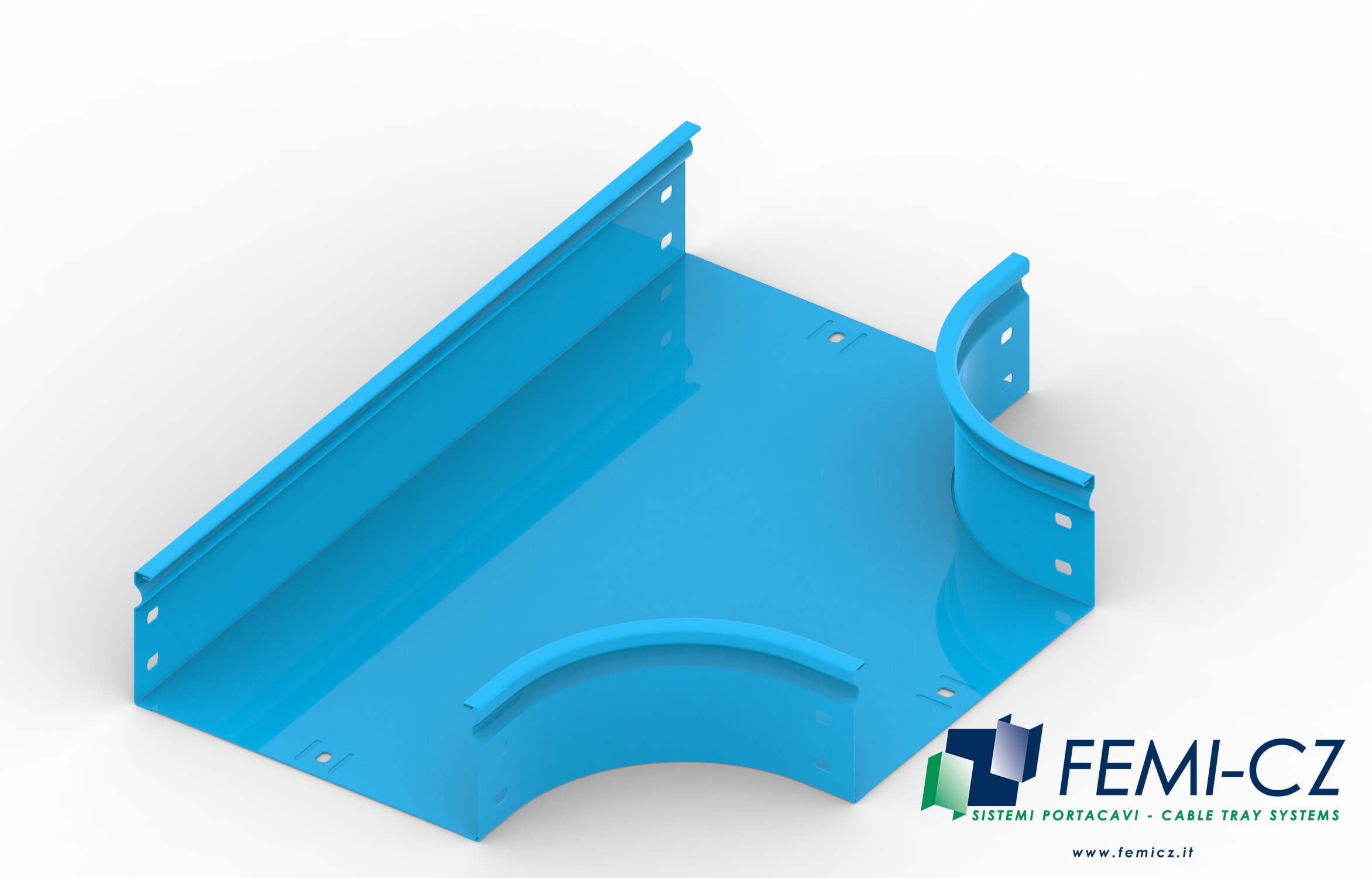 FEMI-CZ SPA - FCZA3V15F1C200D DERIVAZIONE T ORIZZ. 200X75-R=100 V