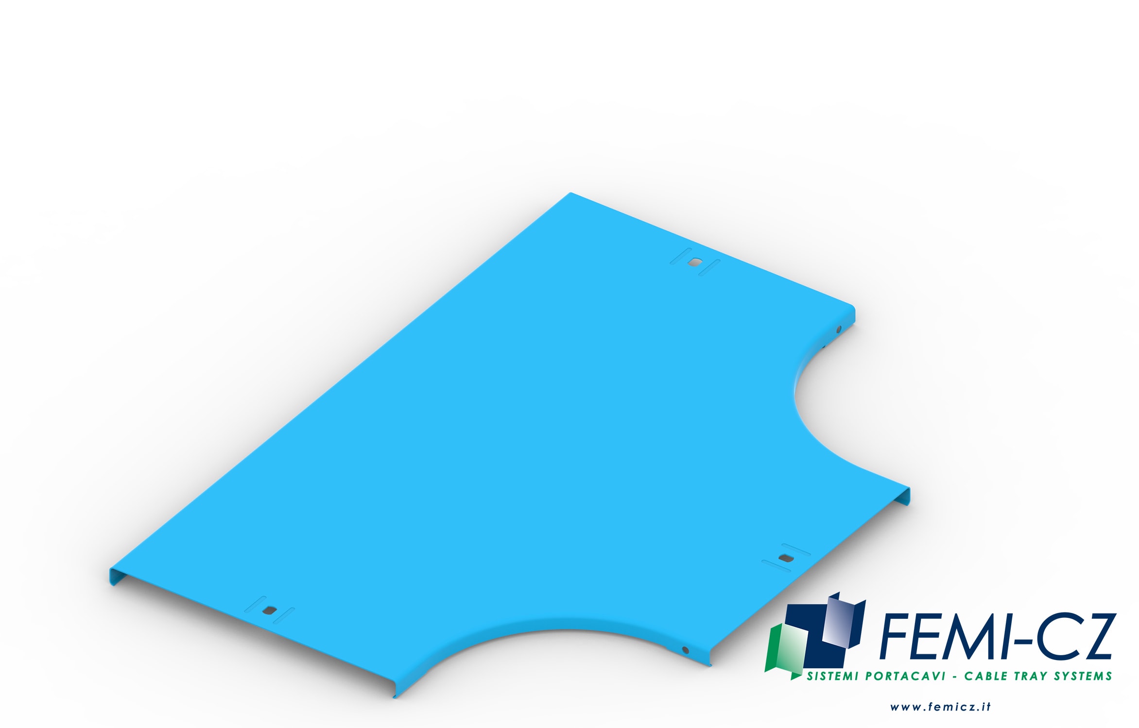 FEMI-CZ SPA - FCZA3V15G1P500D COPERCHIO DERIV. T ORIZZ. 500-R=100 V